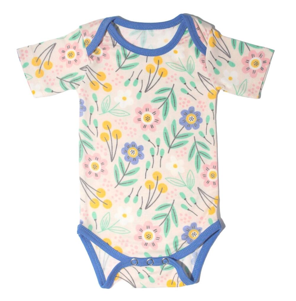 Copper Pearl Short Sleeve Bodysuit - Clara - Size 3-6 Months